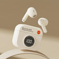 TWS Wireless Earphones Game Bluetooth Headphones with Microphone Noise Reduction High Fide Bass Earphones Headset with Mic Oasis Select white