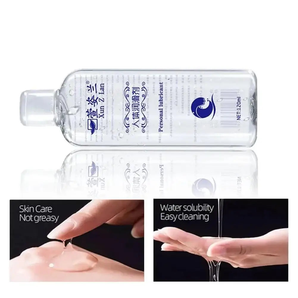 1/2/3PCS Water Based Lube (120ml), Liquid Personal Lubricant Gel, Long Lasting Sex Lube for Men Women and Couples, Safe for Toys Oasis Select