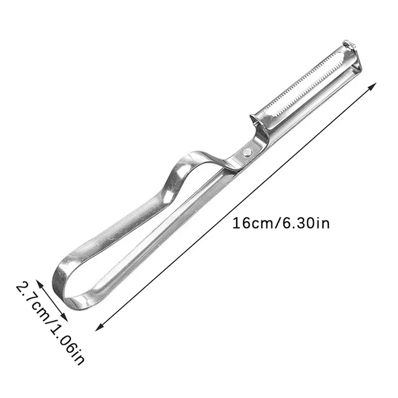 Multi-functional Stainless Steel Peeler with Enhanced Handle Easy to Clean Vegetable And Fruit Peeler for Kitchen Oasis Select