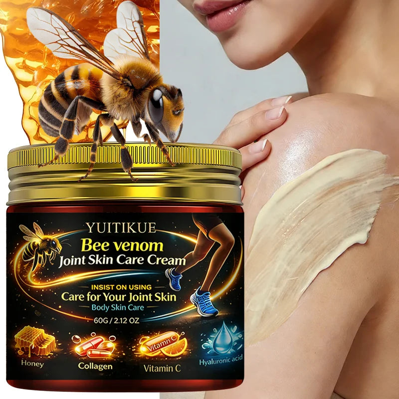 YUITIKUE Bee Venom Joint Skin Care Cream With Honey Collagen Vitamin C Hyaluronic Acid Non-Sticky Easy Absorb Full Body Use Oasis Select Default Title