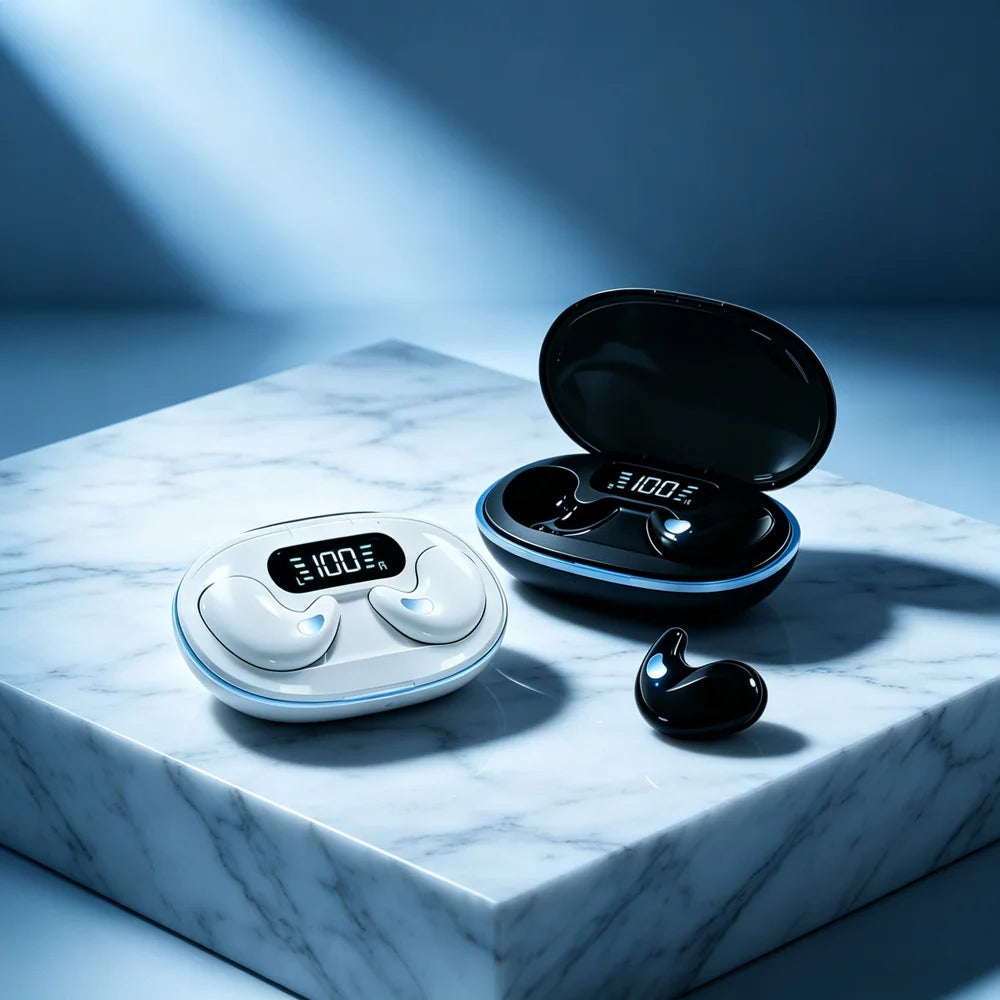 Mini Earpods Wireless Earphone Headphones Sport Game Sleep Bluetooth 5.3 Earbuds HIFI Stereo Music Headset Oasis Select