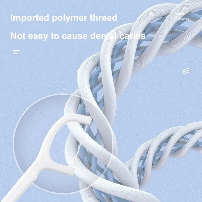 100/300/500pcs Disposable Dental Floss Stick Interdental Cleaning Line Proper Oral Care Portable Flosser For Daily Life Oasis Select