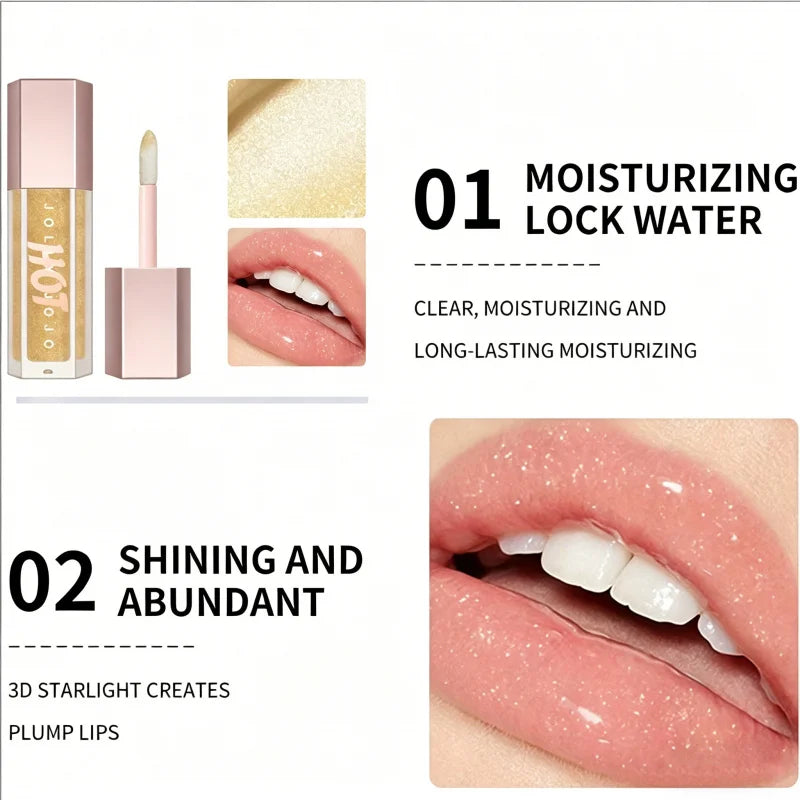 2-Pack Mirror Lip Gloss – Moisturizing Water-Glaze Lip Gloss