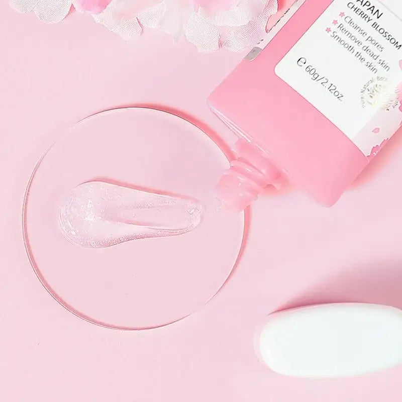 Face Peeling Gel Cherry Blossom Deep Cleansing Gel Facial Scrub Dead Skin Remover Skin Brightening Gel Facial Peel Face Oasis Select