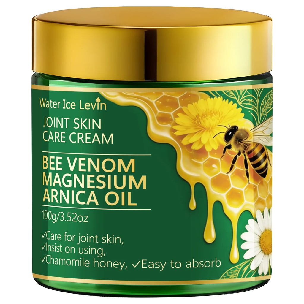 Bee Venom Arnica Oil Joint Cream – Collagen & Magnesium Joint Care Body Cream Oasis Select green 100g