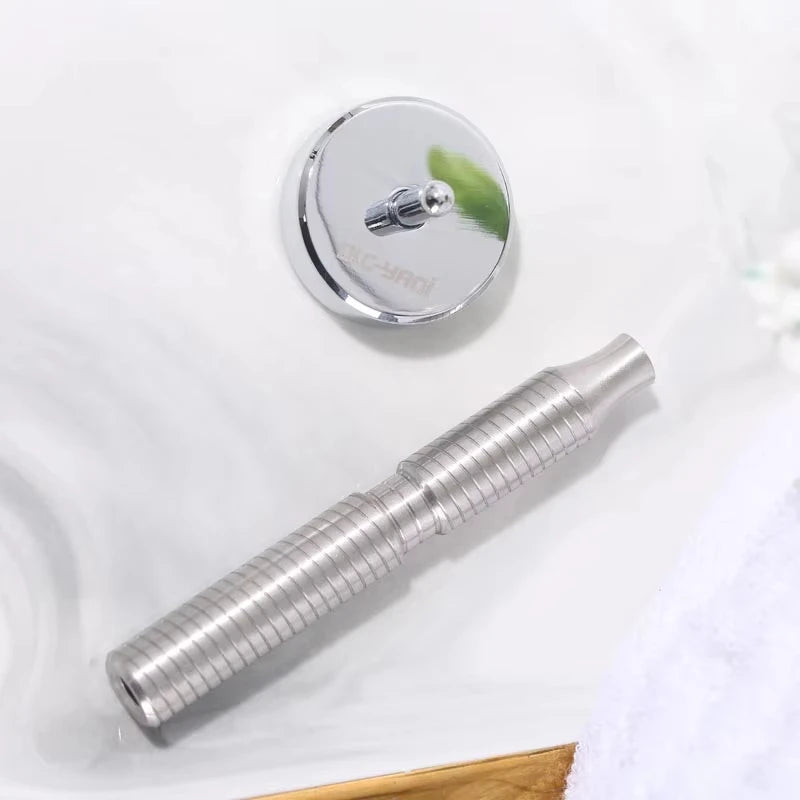 Yaqi Solid Stainless High Quality Safety Razor Handle Simple Fashion Solid Color Professional Shaving Brush Accessory For Men Oasis Select