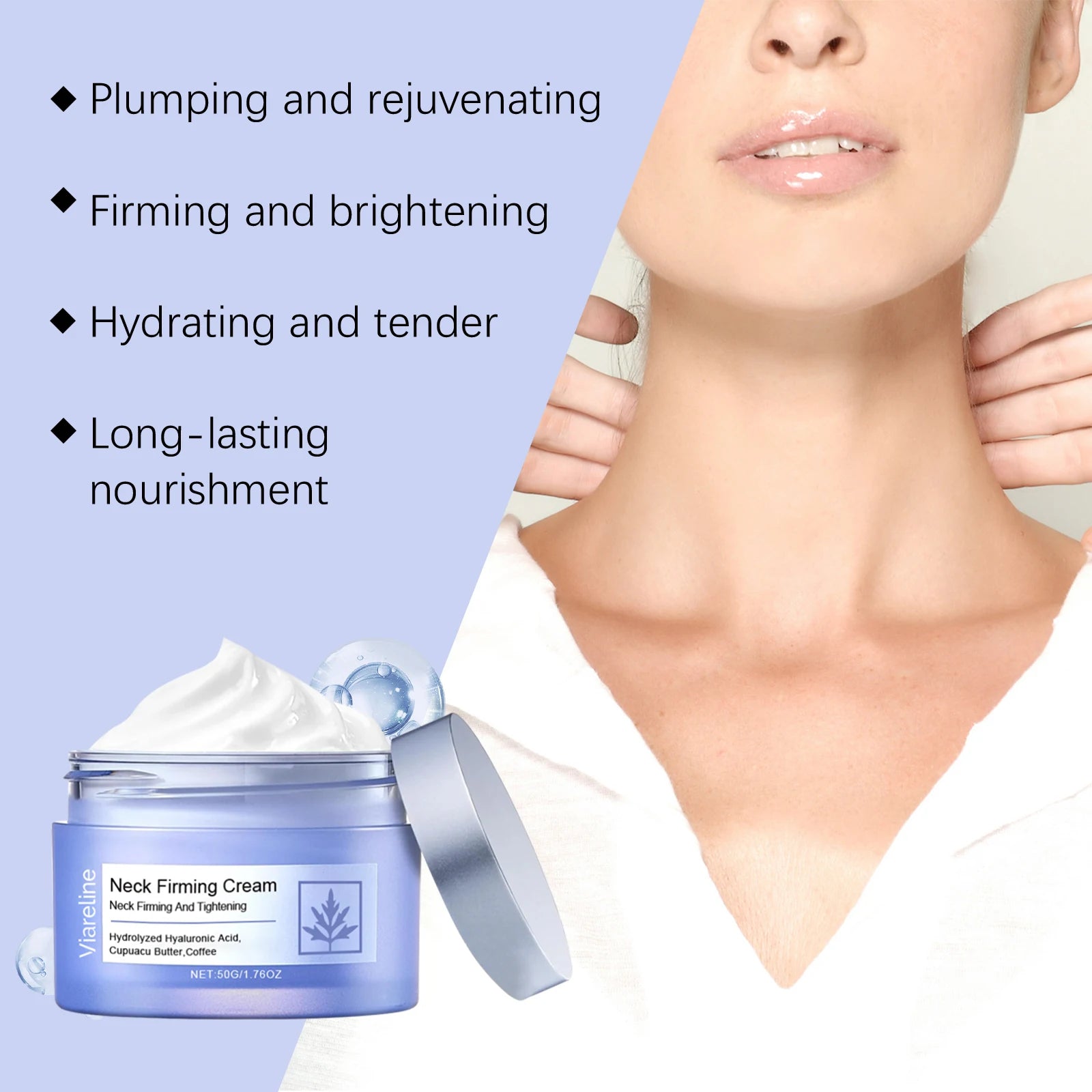 Tighten Lift Neck Cream Remove Wrinkle Fade Fine Line Anti Aging