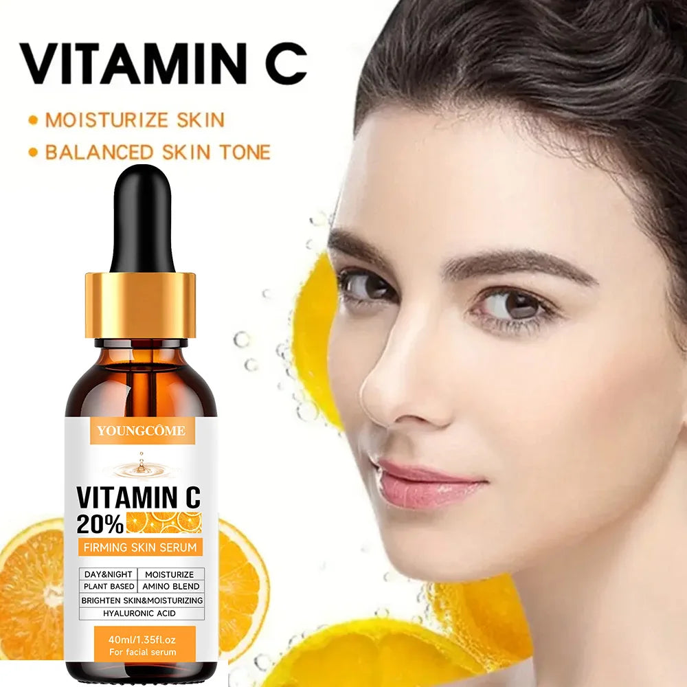 YOUNGCOME Premium 20% Vitamin C Serum For Face with Hyaluronic Acid, Retinol - Boost Skin Collagen, Anti Aging & Wrinkle Facial Oasis Select