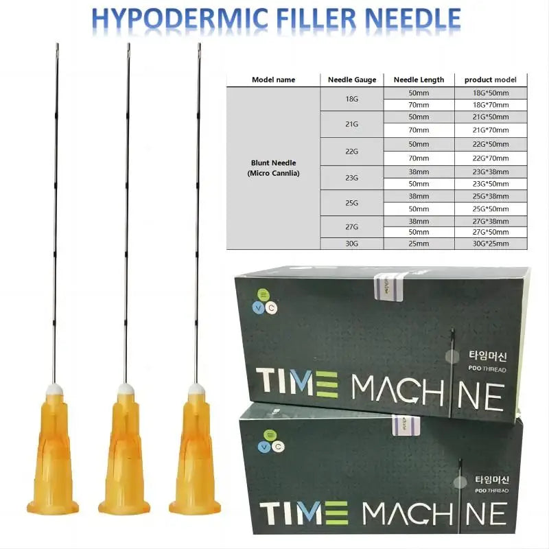 Disposable Micro Blunt Tip Cannula Needles – 14G to 30G Set