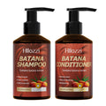 Batana Shampoo and Conditioner, thick foam, fresh fragrance, super cleaning power, smooth and moisturizing. Oasis Select Shampoo Conditioner