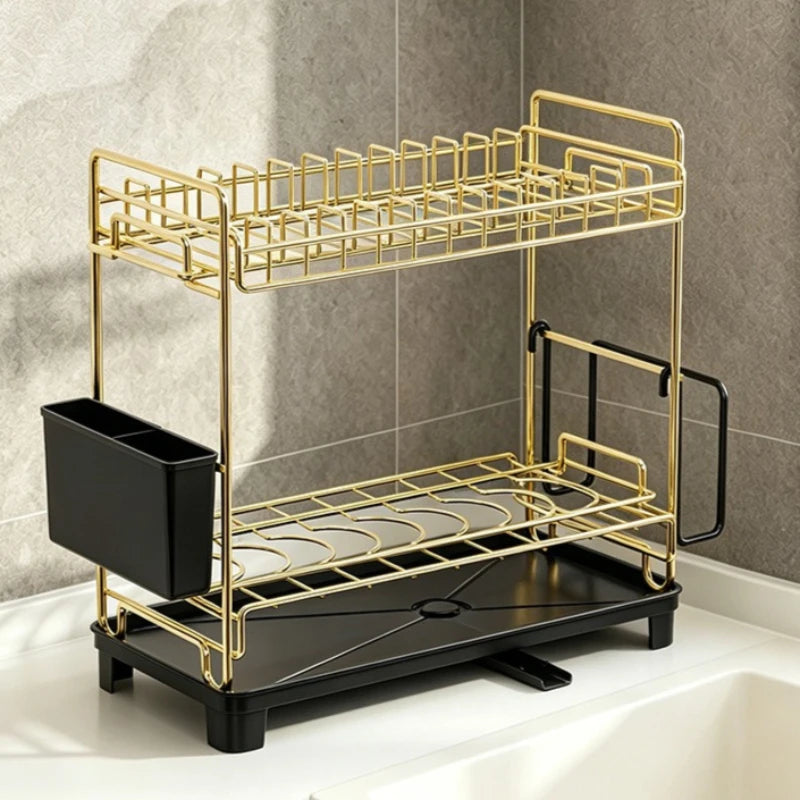 Kitchen Shelf Snap-on Dishwasher Side Tableware Drain Rack Narrow Cupboard Dish Storage Rack Oasis Select