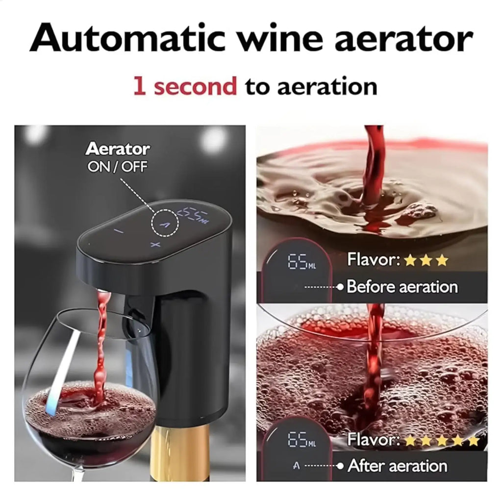 Electric Wine Decanter USB Rechargeable Wine Dispenser Whiskey Adjustable Quantity Liquor Wine Pump Wine Accessories for Oasis Select