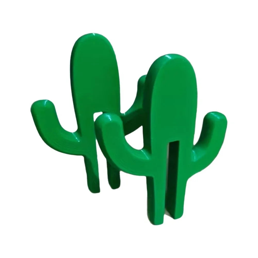 5-Pack Cactus Door Clip Hooks | No-Drill Space-Saving Plastic