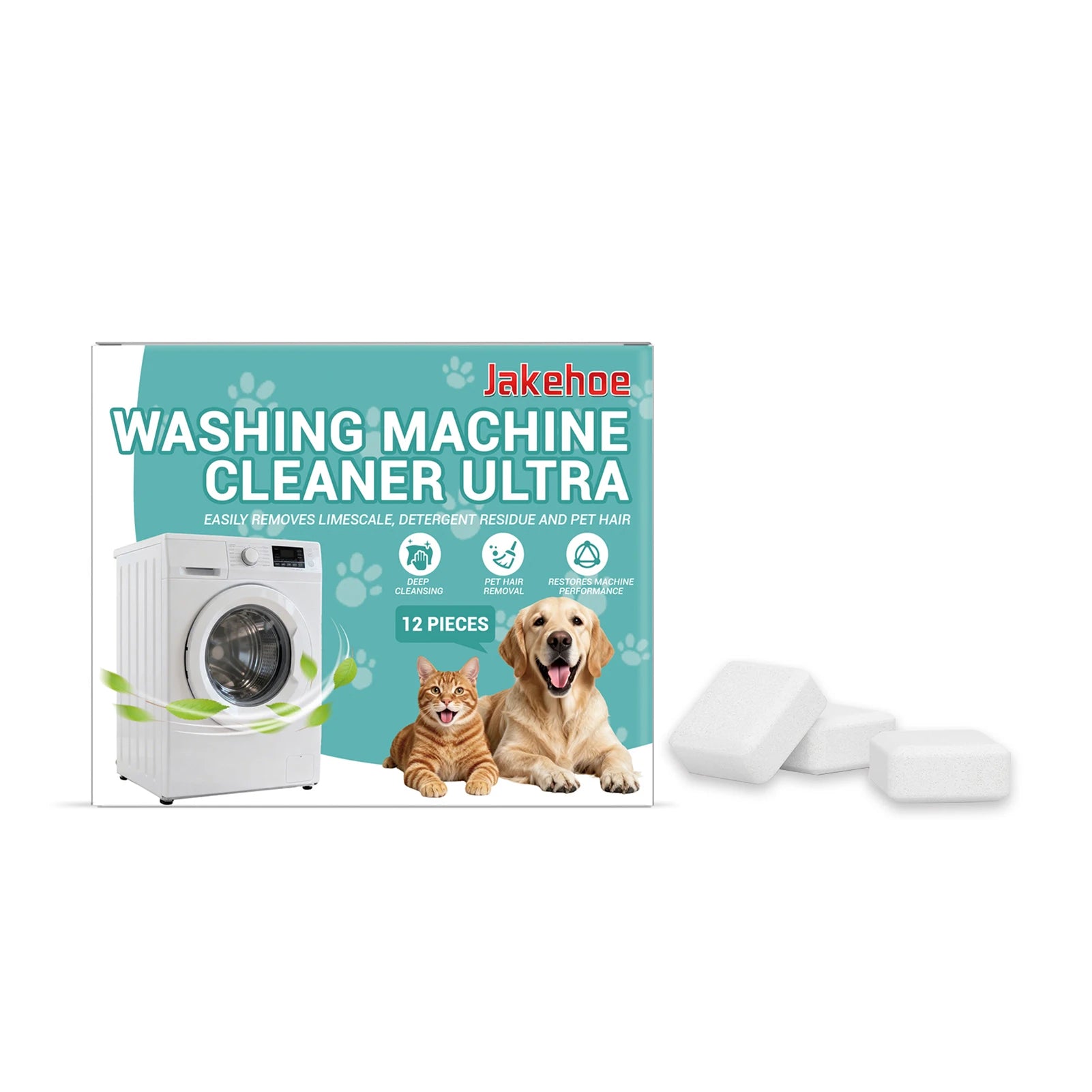 Washing Machine Cleaner Tablets | Deep Clean & Descale 12 Pack