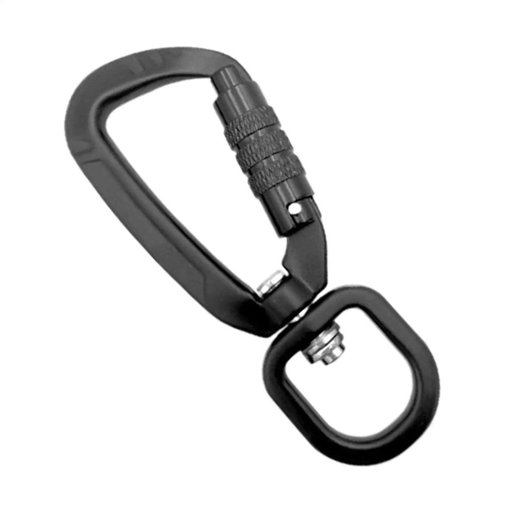 Aluminum Alloy Carabiner D-Ring Key Chain Clip Camping Keyring Hook Outdoor Travel Climbing Camping Backpacking Fishing Oasis Select