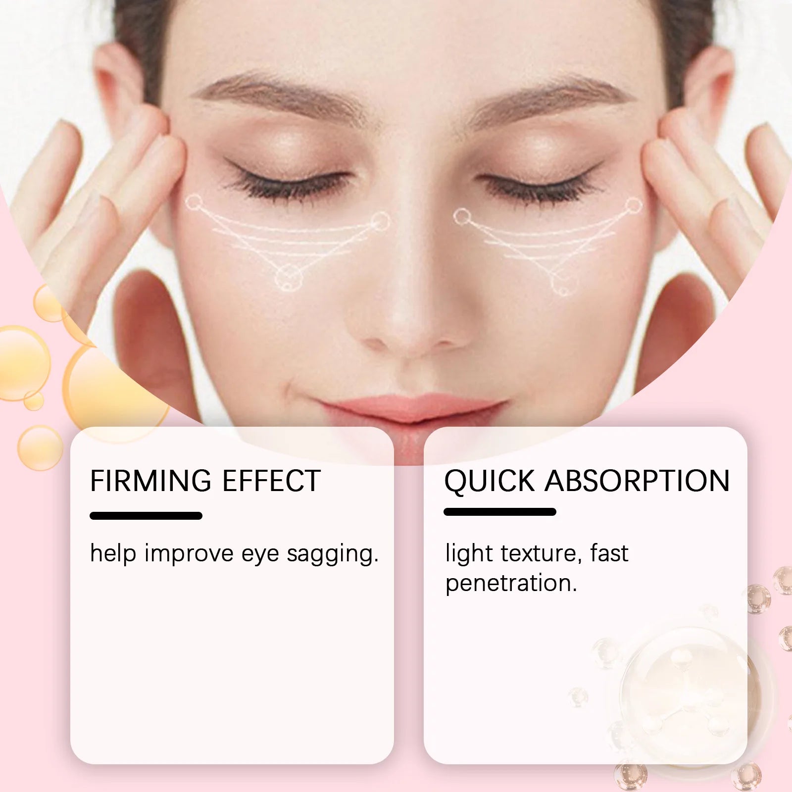 Anti Wrinkle Eye Cream Hydration Moisturizing Compact Wrinkle Reduce Eye Fine Sagging Line Defense Restore Eye Elasticity Cream Oasis Select