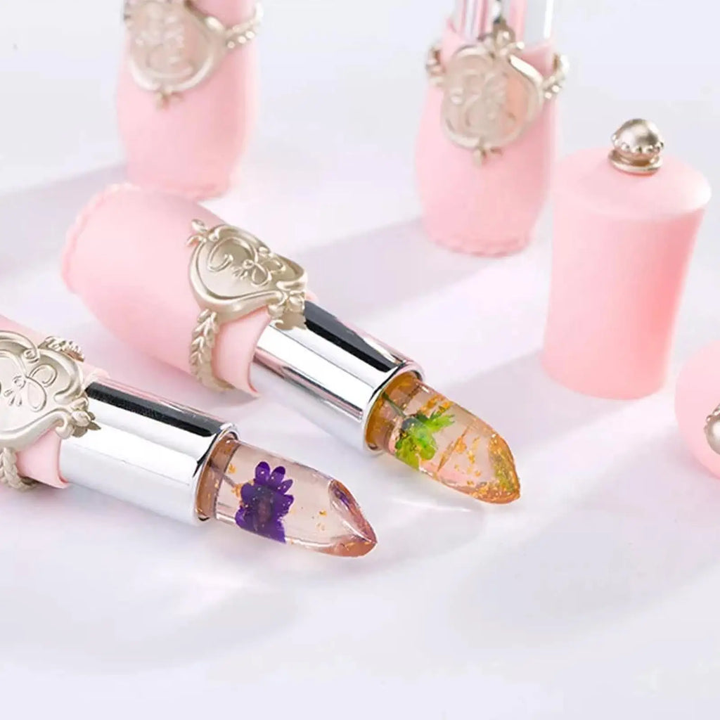 Peach Color Lip Balm Crystal Temperature Change Lipstick Girl Moisturizing LongLasting Lip Gloss Makeup Lip Care Repair Cosmetic Oasis Select