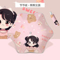 Folding Children's Umbrella Explosion-proof Anti-rebound Clear Umbrella Automatic Folding Sun Umbrella Oasis Select D