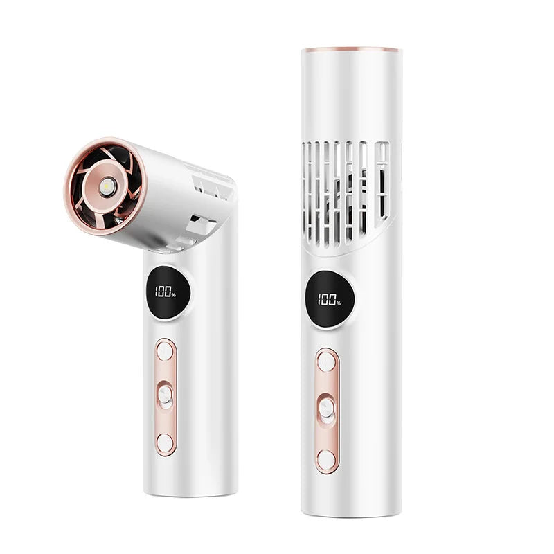 Portable Foldable Neck Fan – Handheld Wearable USB Mini Fan