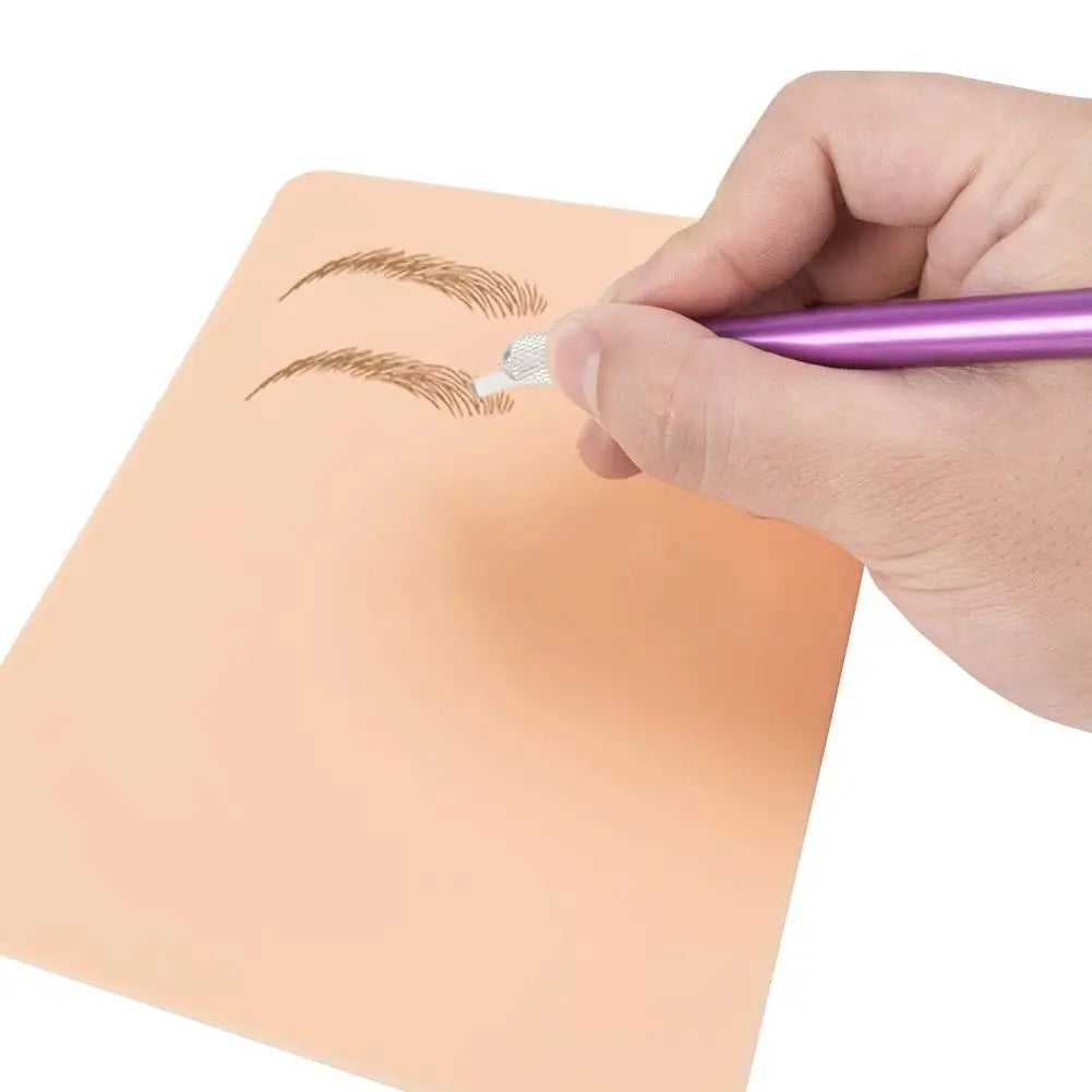 Double-Sided Silicone Tattoo Practice Skin 1mm – Eyebrow Tattoo Practice Skin Oasis Select