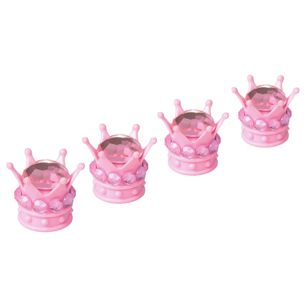 Car tire modification accessories Crown valve cap Diamond valve core cap Inlaid diamond valve cap Car supplies Oasis Select