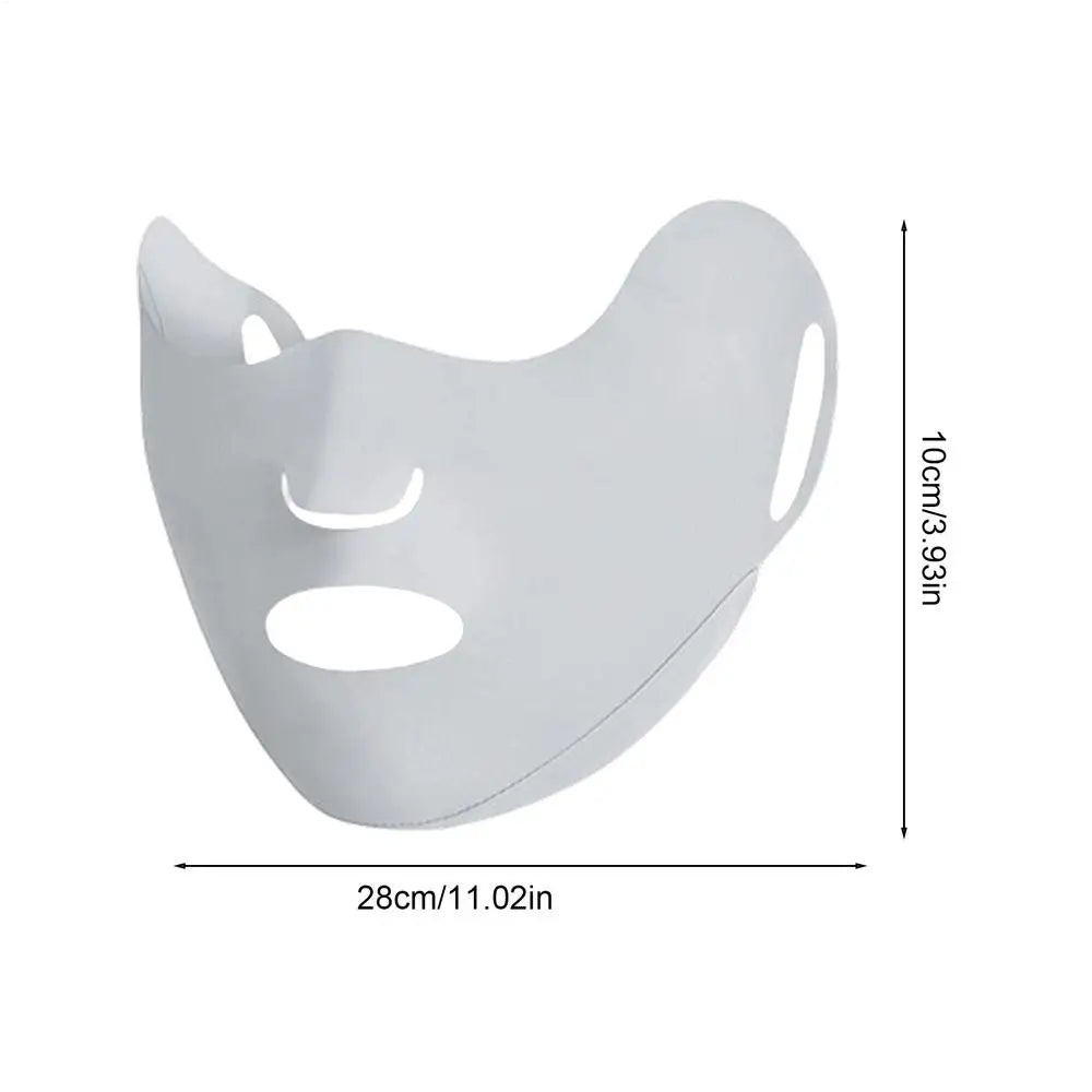 Sun Protection Face Cover Breathable Ice Silk Mask Anti-UV Traceless Sunscreen Mask Riding Face Mask Outdoor Sports Face Cover Oasis Select White
