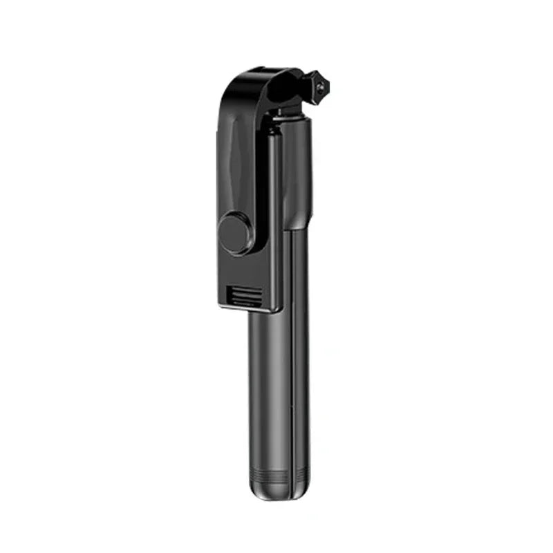 Bluetooth Selfie Stick Mount Scalable 360 ° Rotatable Phone Holder with Light for iPhone 16 15 14 Samsung S24 Xiaomi iOS/Android Oasis Select Black without lamp