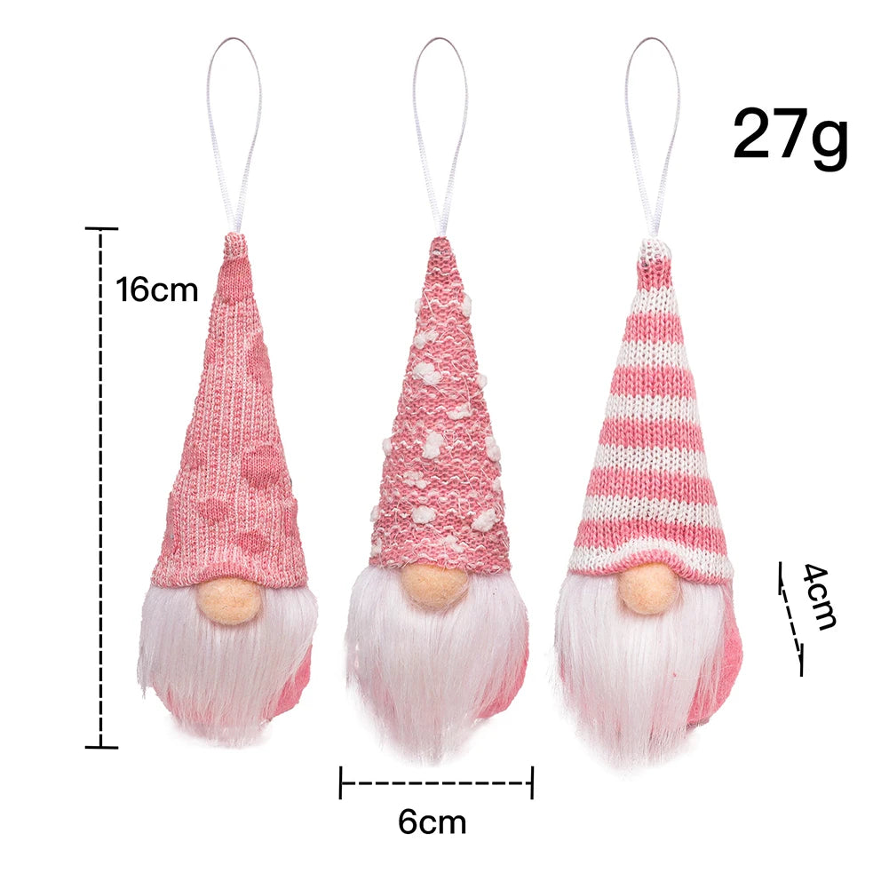 Christmas Holiday Season Faceless Gnome Pendant Christmas Tree Decoration 6cm 2.36in L *16cm 6.30in H Soft Felt Body Oasis Select A China Mainland