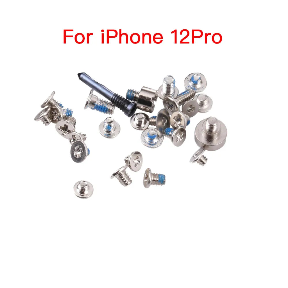 iPhone 7–12 Pro Max Full Screw Replacement Set | 5-Star Screws