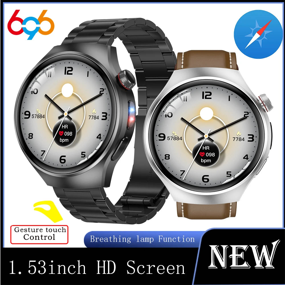 Alarm Clock Sports Blue Tooth Call Smartwatch SOS Breathing Light Gesture Touch Control Fitness Health Compass Music Smart Watch Oasis Select