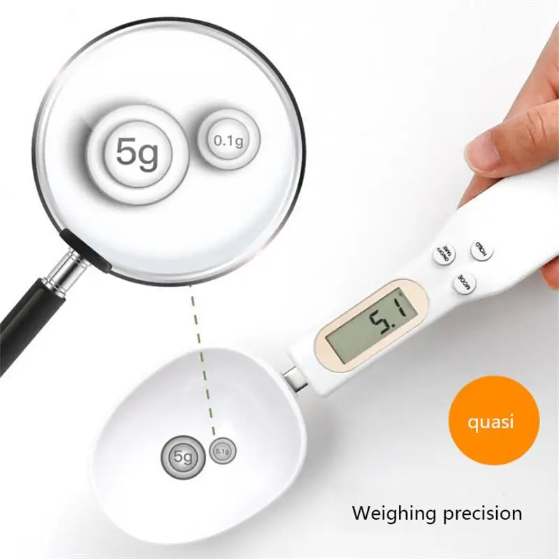 Scale Weighing Spoon Kitchen Scale Electronic Measuring Spoon G Coffee Powder Scale Baking Scale Electronic Measuring Oasis Select
