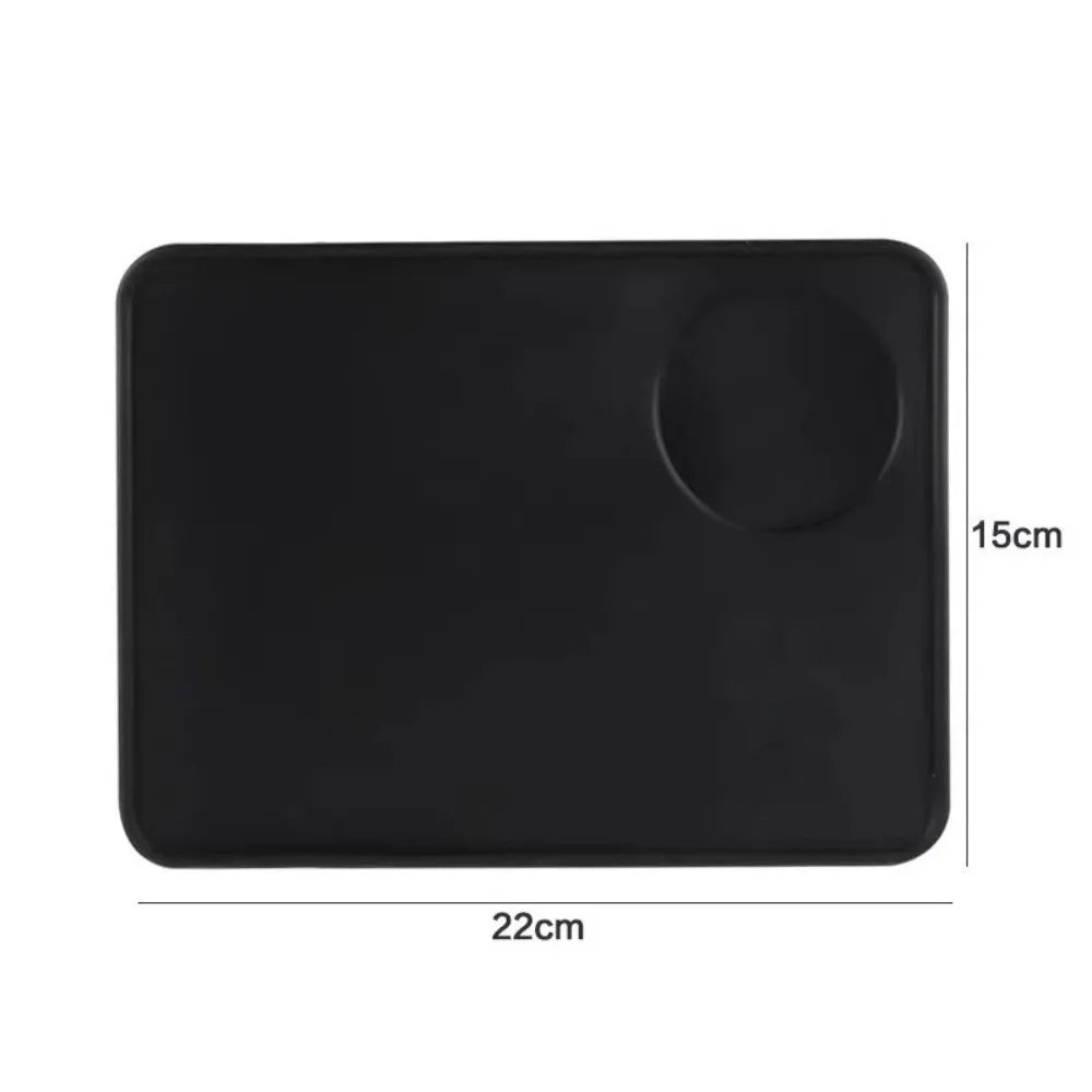 Silicone Espresso Coffee Tamper Mat Station Non Slip Coffeeware Press Tampering Holder 51-58mm WDT Tools Silicone Corner Mat Pad Oasis Select Flat Square