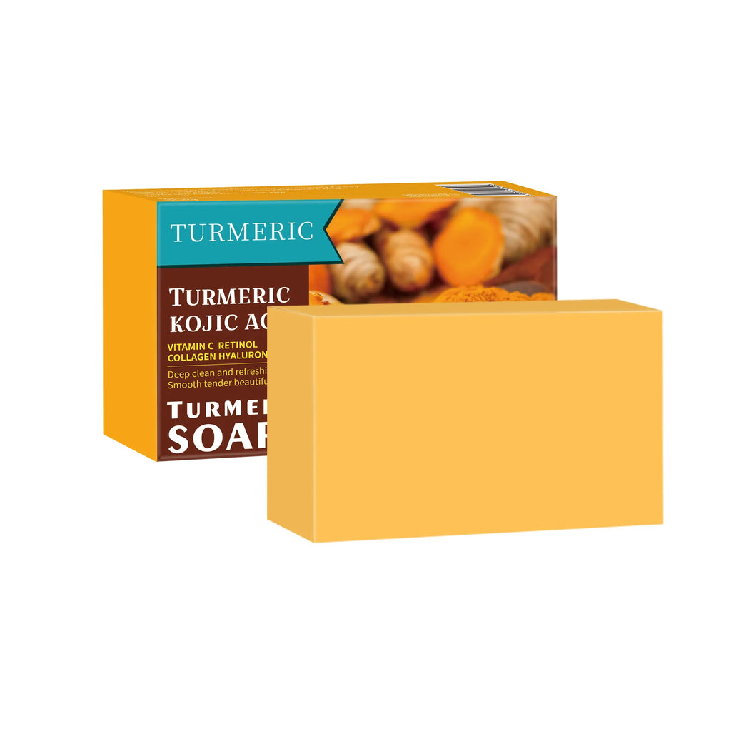 Rice & Turmeric Vitamin C Soap Bar | Face & Body Cleanser Natural Cleansing Bar Oasis Select Turmeric Soap