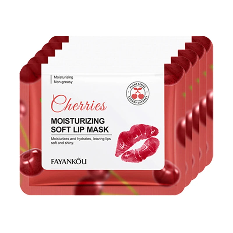 Crystal Collagen Lip Mask – Hydrating & Plumping Patches Collagen Lip Mask Oasis Select Cherry 5pcs
