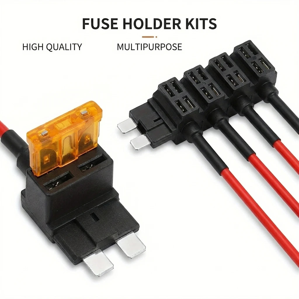 16PCS 12V Low Profile Fuse Taps Mini Micro2 Fuse Holder Automotive Car Circuit Fuses Kit ATO ATC ATM APM Adapter Oasis Select