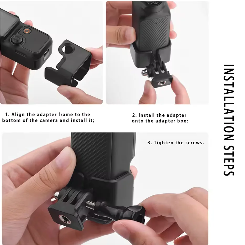 DJI Osmo Pocket 3/4 Head Strap, Chest Mount & Backpack Clip Kit