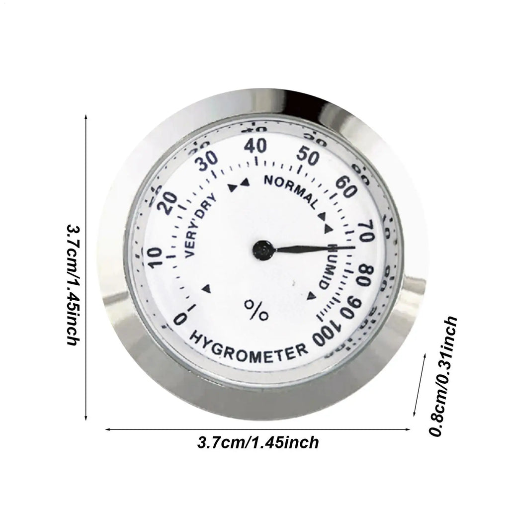 Humidor Hygrometer Humidity Sensor Tester with High Precision Hygrometer Monitor for Humidor Cabinet Cans Care and Maintenance Oasis Select