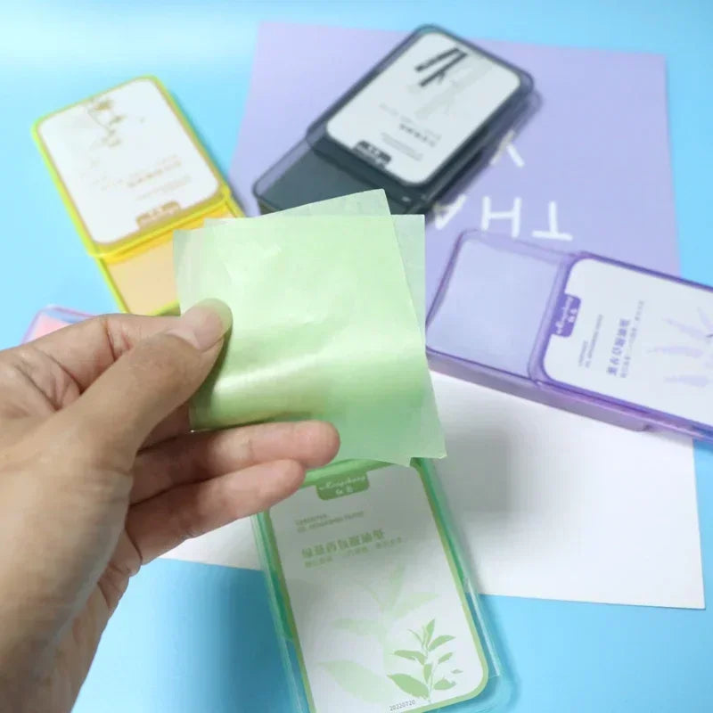 Oily Paper Face Cleansing Makeup Tool Face Oil Blotting 300PcsFace Oil Absorbing Paper Summer Oil Control Wipes Absorbing Sheet Oasis Select