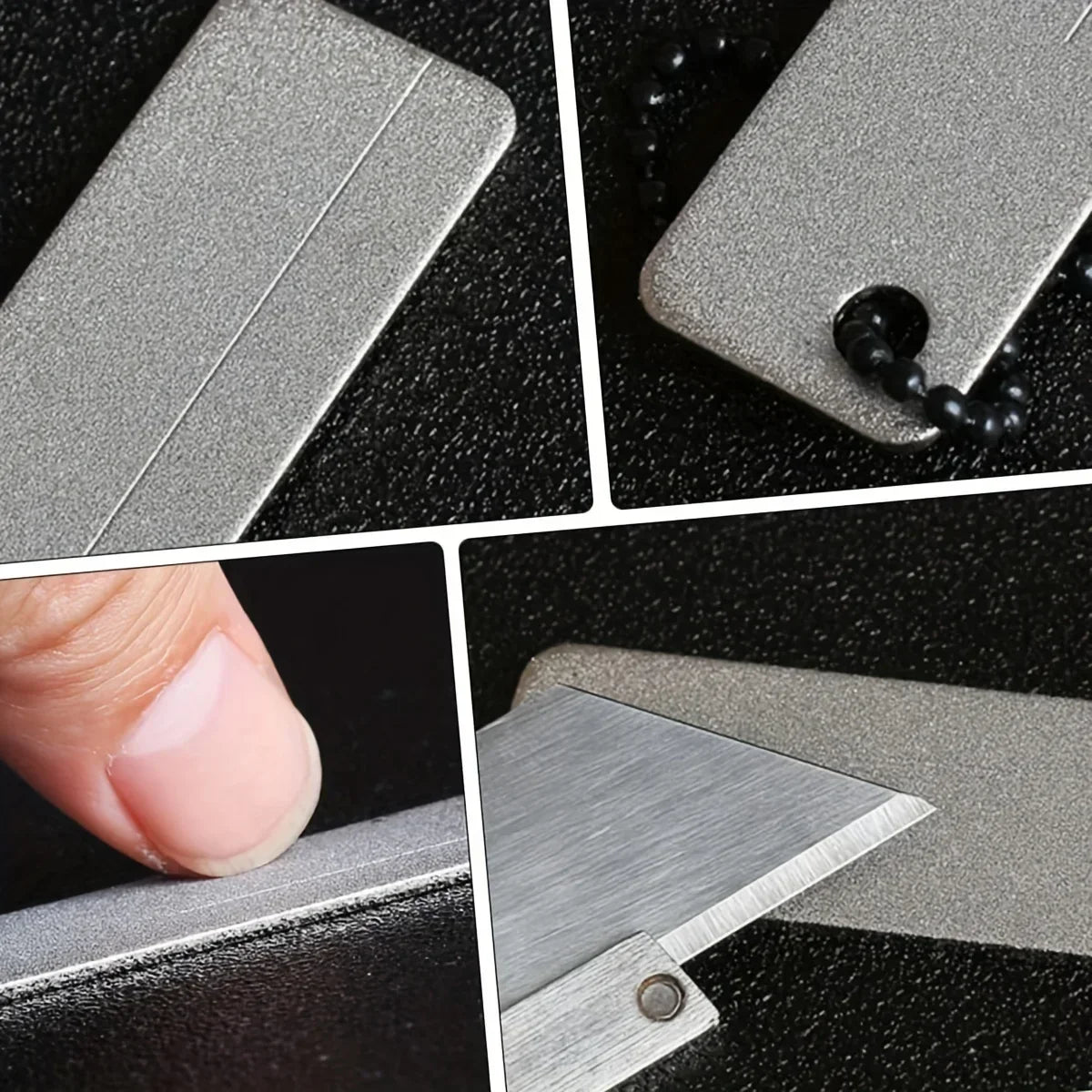 Knife Sharpener Diamond Pocket Tools Mini Keychain Outdoor Camping Sharpener Outdoor Camping Tool Emery Nail File Oasis Select