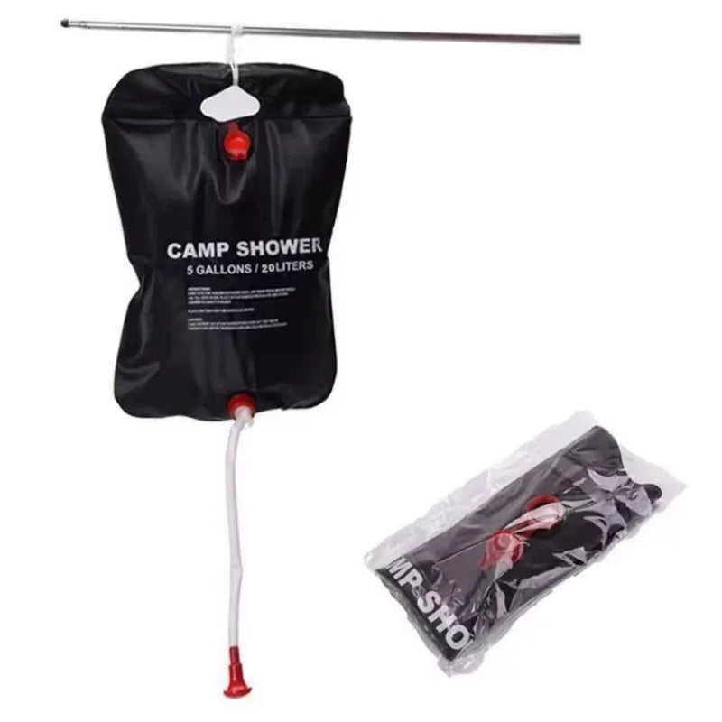 Outdoor Camping Bath Bag 20L Solar Hot Water Bag Outdoor Bath Shower Portable Shower Water Storage Bag Oasis Select