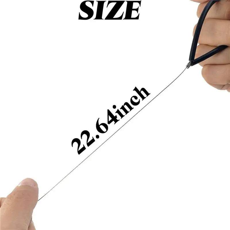 LIKE WISH 12PCS Clay Cutters Wire Steel Wire Clay Cutter Pottery Tools Cut Off Tools With Rubber Handle For Clay Oasis Select