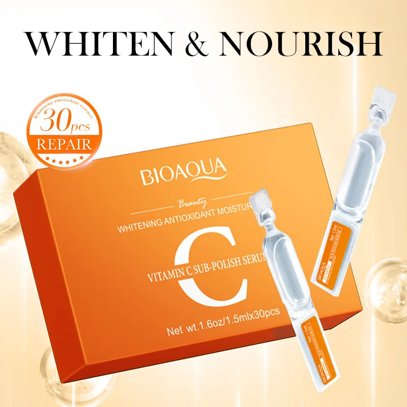 BIOAQUA Retinol Vitamin C Hyaluronic Acid Face Serum 30pcs Face Serum Oasis Select Vitamin C