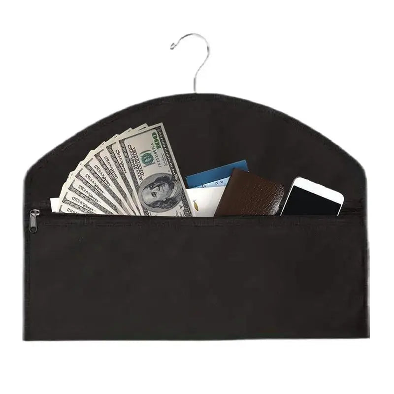 Hide Pocket Safe Hanger Hanger Diversion Safe covert Pocket Fireproof Waterproof Closet Diversion Safe Valuables Storage Bag Oasis Select
