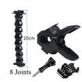 VeFly 8-Joint Flex Clamp Gooseneck Mount for GoPro & Action Cams
