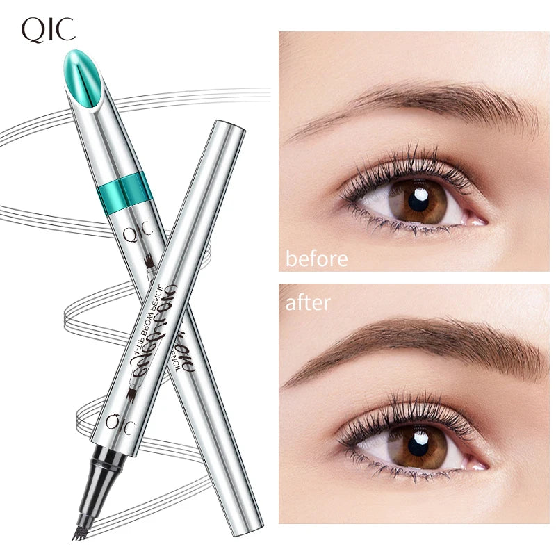 QIC Microblading Eyebrow Pen – 5 Colors, Waterproof Brow Pencil