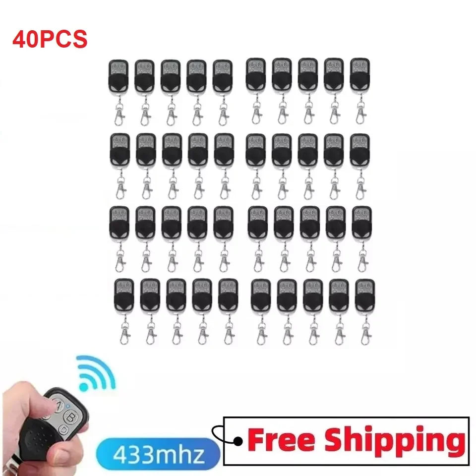 5/10/50PCS Cloning Duplicator Key Remote Control 433MHZ Clone Fixed Learning Rolling Code For Gate Garage Door Oasis Select 40PCS