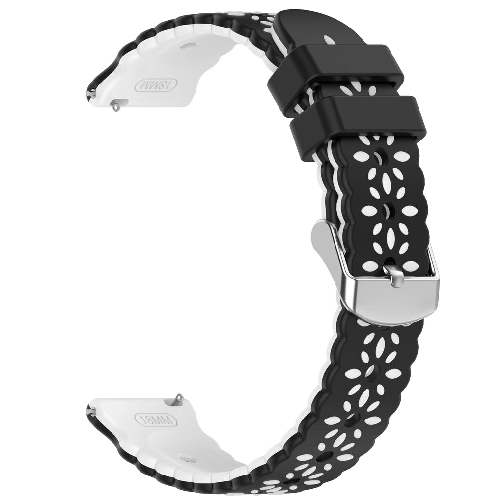 Silicone Watch Band 18mm 20mm – Huawei GT5, Samsung Galaxy Smartwatch Strap Oasis Select