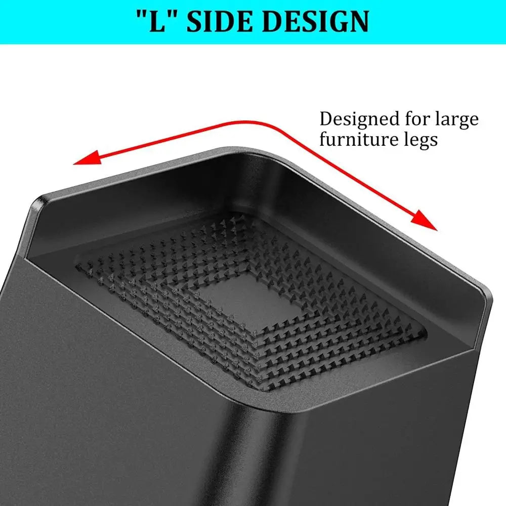 4 Pcs/Set 1-6 Inch Bed Risers Heavy-Duty Support Bed Lifts Risers Oversized Furniture Risers Couch Sofa Table Chair Leg Oasis Select