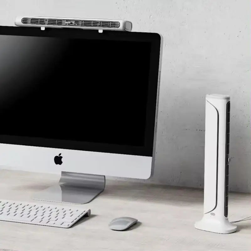 URGGU 4000mAh USB Clip-On Desk Fan | 3 Wind Modes, Rechargeable