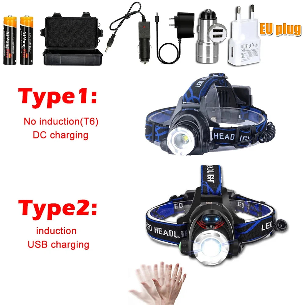 ZHIYU 1000 Lumen USB Rechargeable LED Headlamp | Waterproof